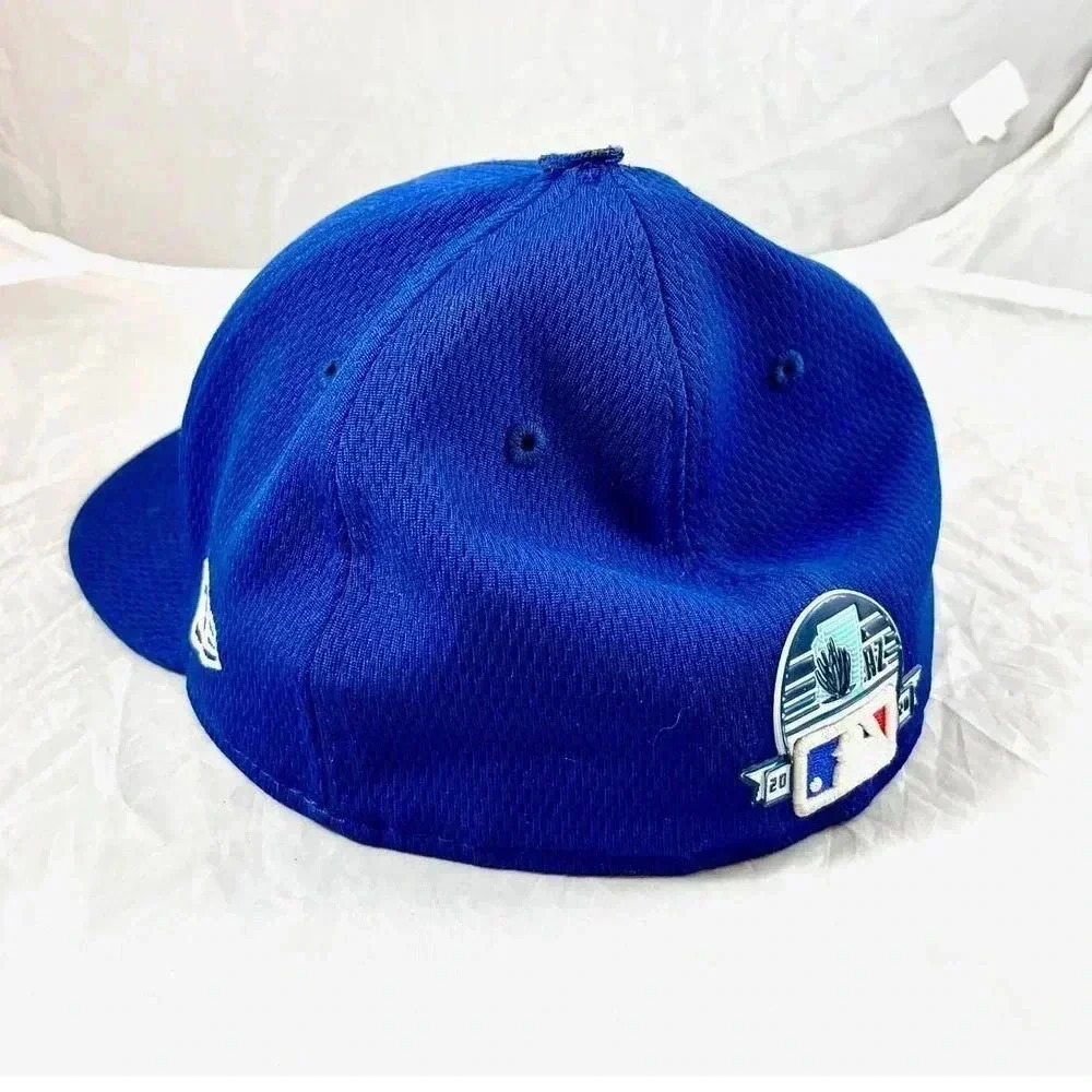 Chicago Cubs Size 7 1/8 New Era 59FIFTY 2020 Spring Training AZ Blue Hat Cap MLB - Picture 12 of 13